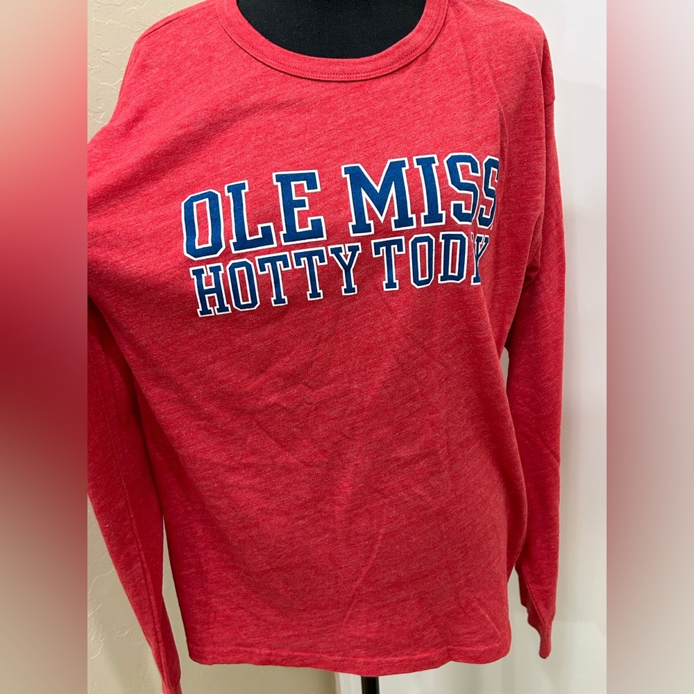 Ole Miss Hotty Toddy long sleeve tee- size large